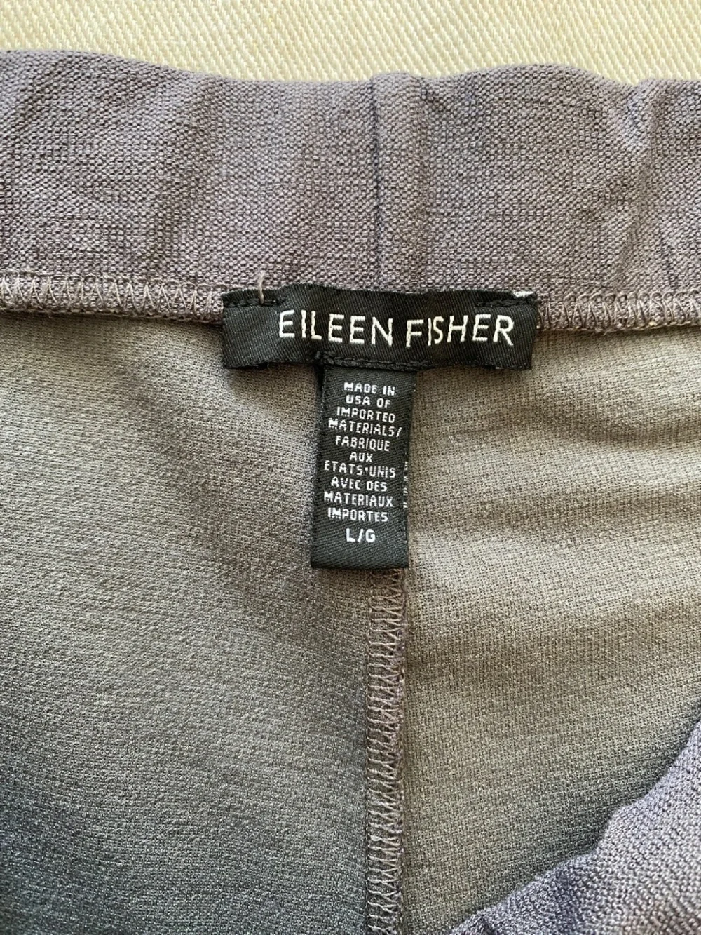 Eileen Fisher Washable Stretch Crepe Wide-Leg Pant Size L - Picture 3 of 5